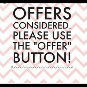 Accepting all reasonable offers :)